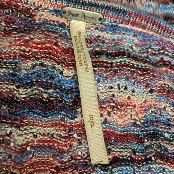 FREE PEOPLE Knit/Lace Sleeveless Drop Waist Dress - Picture 5 of 5